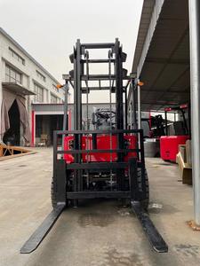 מחיר המפעל 2 טון 3 מטר נסיעה מלגזה נסיעה-על חזית מזלג קדמי מזלג חשמלי - Product Image 2