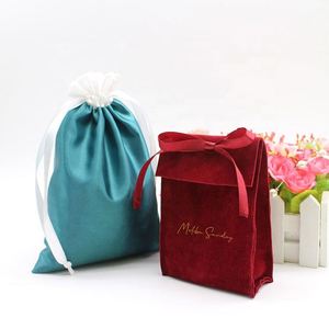 Customized Satin Drawstring Pouch with Logo Satin Jewellery Collection Packaging <b>Bag</b> with <b>Personalised</b> Logo - Product Image 5