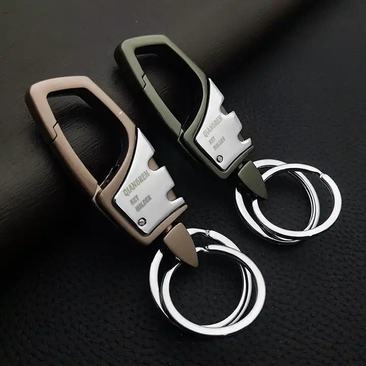 qr hook locking silver metal key