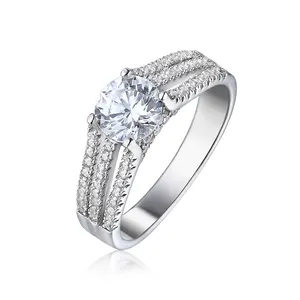 2022 Mode-sieraden Ringen Sterling Zilveren Ringen Diamanten Bruiloft Sieraden 925 Sterling Zilveren Ring Voor Vrouwen Bruiloft