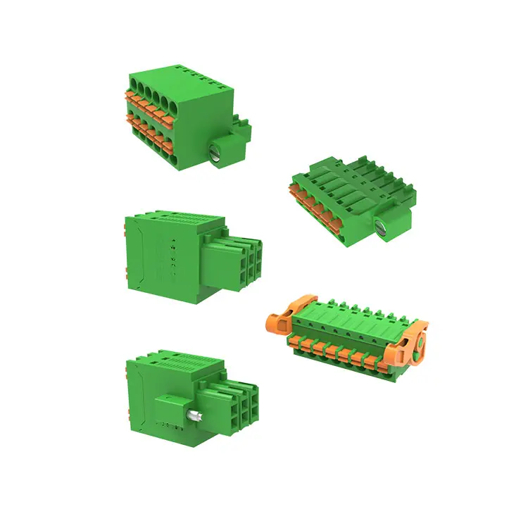 8/160/0.2-1.5mm Push in collegamento pcb connettore morsettiera connettore collegabile in morsettiera