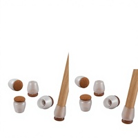 Patins en feutre de silicone anti-rayures pour pieds de chaise et inserts pour pieds de table pour événements