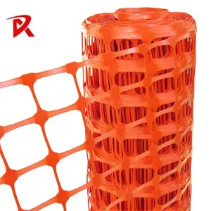 Hdpe Aangepast 1*40M 50M Anti Uv Hek Oranje Mesh/Barrière Net Plastic Veiligheidshek Mesh 80G 100G 120G