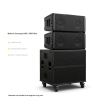 Système de sonorisation professionnel HDL50 Dual 12'' 3 voies Line Array pour concerts en extérieur avec DSP FIR allemand