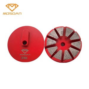 Mosdan 3 inch Redi Khóa Kim Cương Mài đĩa Puck với 10 bevel phân khúc cho sàn bê tông Mài - Product Image 4