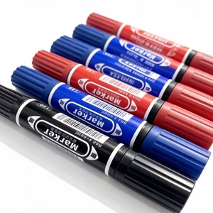 Marcadores Permanentes Jumbo de Doble Punta, de Plástico, en Rojo, Negro y Azul, de Gran Capacidad, para la Escuela, Descuento Limitado, Precio Accesible, 2026 - Product Image 6
