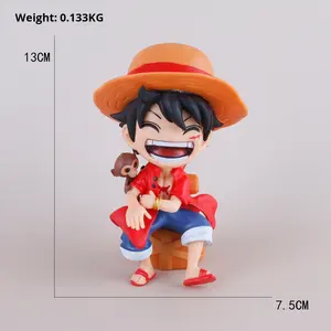 Decoración <span class=keywords><strong>de</strong></span> Escritorio <span class=keywords><strong>de</strong></span> <span class=keywords><strong>Anime</strong></span> One Piece, Figuras Periféricas <span class=keywords><strong>de</strong></span> Plástico <span class=keywords><strong>de</strong></span> Luffy, Zoro, Nami, Sanji y la Emperatriz Chopper, Regalo para Navidad - Product Image 4