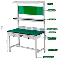 Mesa de Trabajo Antiestática para Ensamblaje Electrónico Thousand Rivers Hundred Winds, Dimensiones Personalizables, Cajones, Modelo QCBZ-GZT-9613
