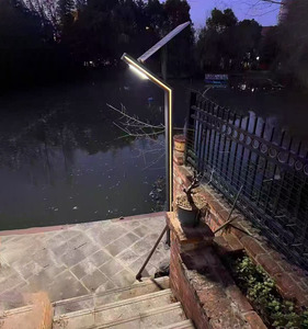 Lampe solaire de jardin 30w Ip65 Led Lumière extérieure moderne 3m 4m 5m Source de lumière Led Corps en aluminium Lumière de jardin pour cour - Product Image 3