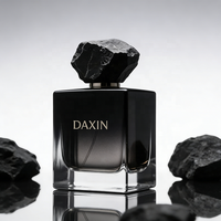 Vente directe d'emballages de flacons de parfum, 100 ml, carrés, transparents, ambrés, étiquettes personnalisées, flacons d'échantillons de parfum, flacons pour parfums