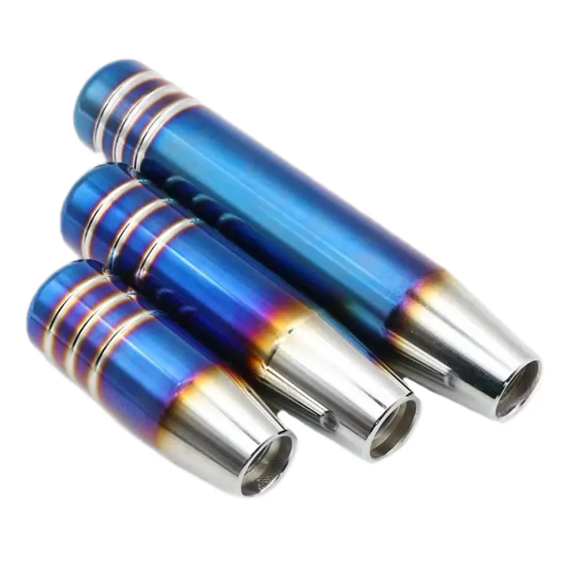 JDM автомобильная ручка переключения передач на заказ, сгоревшая синяя ручка переключения передач