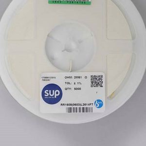 Whole Sale RR1608 0603L2614FT 0603 1608 Resistors Chip Resistors SMD Resistors 2.61Mohm 1% 1/10W Thick Film Resistor - Product Image 1