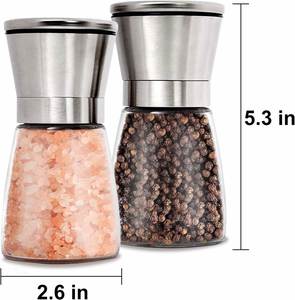 Electric Rechargeable Battery Powered Stainless Steel Ceramic Conical Burr Salt & <b>Pepper</b> <b>Grinder</b> for Commercial Use - Product Image 2