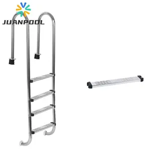 Venta caliente piscina artículos escalera 4 escalones Mu 415 6 escalones marco piscina escaleras escalones 60Cm para piscina de olas