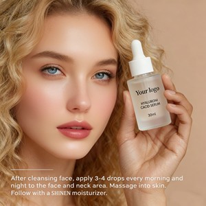 Productos para el cuidado de la piel de etiqueta privada suero antienvejecimiento Facila con ácido hialurónico suero facial personalizado - Product Image 4