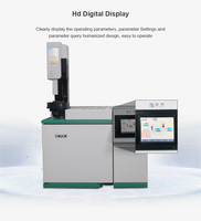 Chromatographe en phase gazeuse intelligent automatique OEM GC2002 à écran tactile blanc, précision de 0,5 %, température de 5 à 400 °C