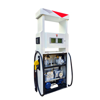 Dispensador de Combustible ZHXF, Bomba de Gasolina Digital de 2 Boquillas, Equipo de Gasolinera de Doble Lado con Alto Caudal y Pantalla LCD
