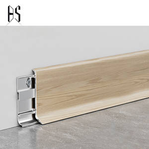 Zócalo de Aluminio con Efecto de Madera Personalizado, Disponible en Colores Nogal/<span class=keywords><strong>Roble</strong></span>, Servicio OEM y ODM para Venta al por Mayor - Product Image 1