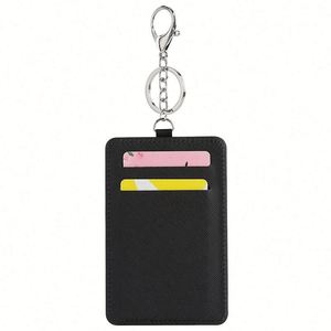 Custom Sublimation Blank Pu Leather Credit Card Holder Keychain Sublimation Card Holder Wallet Case Card Pouch for Women and Men - Product Image 4