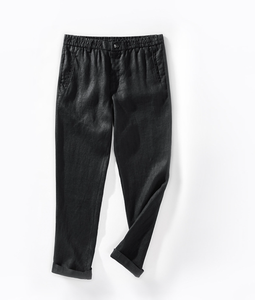 2025 NAYIJI primavera <span class=keywords><strong>e</strong></span> autunno <span class=keywords><strong>pantaloni</strong></span> di <span class=keywords><strong>lino</strong></span> da <span class=keywords><strong>uomo</strong></span> in stile Harem - Product Image 3