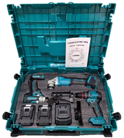 Kit de perceuses électriques 21V, meuleuse d'angle sans fil portable 21V, clé à chocs, perceuse, ensemble d'outils électriques au lithium
