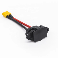 Câble de chargeur personnalisé pour vélo électrique 15A 30A IEC C14 T Type 3Pin prise d'entrée mâle citycoco pièces de scooter
