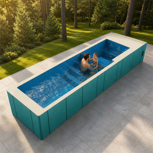 <span class=keywords><strong>Piscine</strong></span> hors sol Magic House, spa toutes saisons, grande <span class=keywords><strong>piscine</strong></span> rectangulaire en acrylique avec pompe à chaleur, résistante aux UV, préfabriquée - Product Image 1