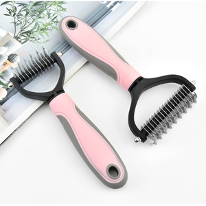 Spazzola e <span class=keywords><strong>pettine</strong></span> in metallo <span class=keywords><strong>per</strong></span> toelettatura animali, rastrello <span class=keywords><strong>per</strong></span> <span class=keywords><strong>sottopelo</strong></span> <span class=keywords><strong>per</strong></span> <span class=keywords><strong>gatti</strong></span> e cani, strumenti <span class=keywords><strong>per</strong></span> la toelettatura - Articoli caldi in vendita - Product Image 5