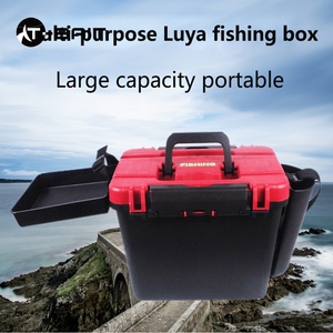 <span class=keywords><strong>Caja</strong></span> <span class=keywords><strong>de</strong></span> <span class=keywords><strong>Pesca</strong></span> Grande <span class=keywords><strong>de</strong></span> 36*25*31cm con Múltiples Funciones, Reforzada, con Escala, Cubeta para Peces Vivos Extraíble, Equipo <span class=keywords><strong>de</strong></span> <span class=keywords><strong>Pesca</strong></span> para Exteriores - Product Image 4