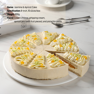 Pastel de Queso Congelado con Crema de <span class=keywords><strong>Chocolate</strong></span>, 8 Pulgadas, 850g, Redondo, Bajo en Grasa, Postre Natural para Servicios de Alimentación - Product Image 2