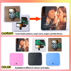 Lettore musicale personalizzato Album fotografico frigorifero magnete musica natale magnete frigo per regalo - Product Image 4