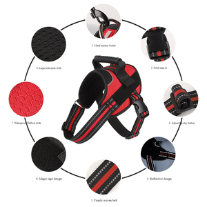 Harnes anjing hewan peliharaan Universal anjing dapat dipakai dan tahan aus aman kualitas tinggi - Product Image 3
