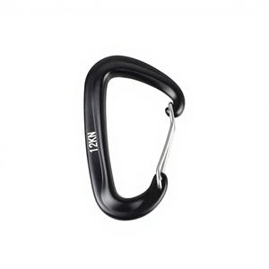 Mosquetón de Aluminio de Aviación 7075 de 12KN con Resorte de Liberación Rápida para Escalada y Columpio de Hamaca - Product Image 5