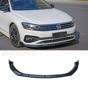 For Lamando Car Front Bumper <b>Lip</b> Carbon Look Car Accessories for Volkswagen Lamando 19-21 Bumper Protector Car Accessories - Product Image 1