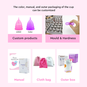 Copa Menstrual pequeña ecológica para mujer, Copa Menstrual Yoni Menstrual de silicona antiderrame - Product Image 5