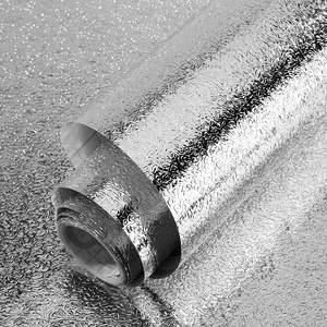 Papier peint 3D PVC ORON DECO, <span class=keywords><strong>autocollant</strong></span> en feuille d'aluminium, résistant à l'huile, imperméable, <span class=keywords><strong>vinyle</strong></span>, pour revêtement d'armoires de cuisine, 23 x 393,7 pouces - Product Image 1