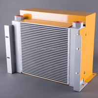 Échangeur de chaleur à plaques en aluminium AH1490L 250L/min 150W 220V/24V pour ventilation, réfrigération, mini-excavatrice, huile hydraulique, moteur pneumatique