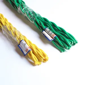 RVS núcleo de cobre PVC isolado fio flexível trançado 0,5 ~ 6mm2 cabo fio elétrico cobre linha fabricantes