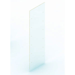 แผงกระจกนิรภัยใส 40x140 มม. สำหรับตู้ติดผนังและตู้แบบตั้งพื้น - Product Image 3