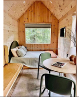 Kit de maison triangulaire à cadre en acier pour villa ou cabine moderne préfabriqué modulaire mobile petite maison