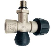 Vanne SCBA KHF-30D pour équipement de lutte contre l'incendie, 30 MPa, 3 mm, pour appareil respiratoire à air comprimé, avec système de verrouillage automatique et autoportant