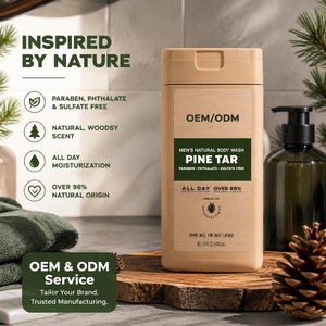 Jabón Corporal Natural para Hombre OEM/ODM, Paquete de 2, Aroma a Pino y Coco, Fórmula de Jabón Real, Sin Parabenos, Ftalatos ni Sulfatos, 14 oz - Product Image 3