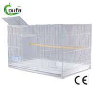 Cage à oiseaux en acier inoxydable, très vendue, pour perroquets, canaris, volière, grande cage d'élevage avec porte latérale