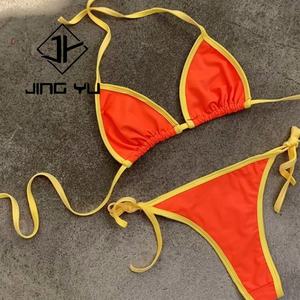 Manufacturer Custom Printed Swimsuit With logo Eco-friendly Fabric String Bikini Women Swimsuit 2024 - Product Image 4