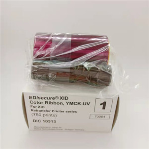 <span class=keywords><strong>Ruban</strong></span> couleur <span class=keywords><strong>fluorescent</strong></span> en résine YMCK-UV Matica (EDIsecure) DIC10313, largeur 24 mm, 750 impressions pour imprimantes série XID (Original) Royaume-Uni - Product Image 6