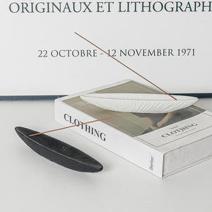 Nouvelles bâtonnets d'encens parfumés au DESSERT de style nordique faits à la main en cire de noix de coco et brûleur, ornements pour la maison - Product Image 2