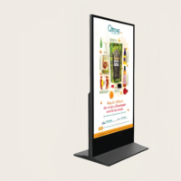Pantalla de Video Android de 55 a 98 Pulgadas, Tótem Vertical Interior, Quiosco de Pantalla Táctil Independiente, Publicidad Digital para Tiendas