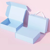 Boîte d'expédition en carton ondulé personnalisée avec logo imprimé, emballage pour e-commerce, OEM ODM, vente en gros