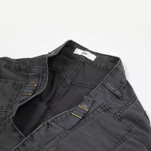 Pantalon <span class=keywords><strong>de</strong></span> <span class=keywords><strong>travail</strong></span> américain 11KN pour hommes et femmes, style rétro délavé, design déstructuré, grandes poches tridimensionnelles, coupe droite - Product Image 4