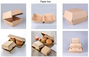 <strong>Free</strong> Sample Custom Logo Printed Foil Kraft Corrugated Paper <strong>Box</strong> for Burger Food Sushi Packaging and Shipping Square Shape - Product Image 6